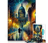 Puzzle de 1000 pièces Saint-Pétersbourg en Couleurs pour Adolescents, Jeu d'exercice Mental, Design apaisant, Cadeau précieux Assembler (38x52cm)