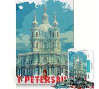 Puzzle de 1000 pièces Saint-Pétersbourg pour Adolescents, Jeu de réflexion et de Loisirs, Design Amusant, Assemblage, Cadeau élégant 38x52cm