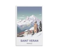 Puzzle de 1000 pièces, Saint-Véran, France, pour Adultes et Enfants. Jeu éducatif et Stimulant. Dimensions : 52 x 38 cm.