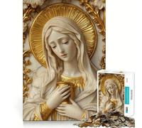 Puzzle de 1000 pièces Sainte Marie-Madeleine pour Adolescents, Jeu de logique Fine, Divertissement Relaxant, décoration Murale aux Bords Nets (38x52cm)