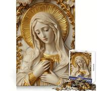 Puzzle de 1000 pièces Sainte Marie-Madeleine pour Adolescents Renforce Les Liens familiaux Bordure précise Cadeau attentionné (50x75cm)