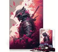 Puzzle de 1000 pièces Samouraï dans Les Fleurs de Cerisier pour Adultes Un Cadeau créatif, idéal pour développer sa mémoire et apaiser Son Esprit (38x52cm)