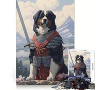 Puzzle de 1000 pièces Samouraï des Montagnes Bernois pour Adolescents favorise la Concentration, améliore Le Calme et évite Les Distractions Un Cadeau mémorable ! (50x75cm)