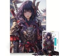 Puzzle de 1000 pièces Samouraï Guerrière et Servante pour Adultes et Adolescents Un pour se ressourcer, se détendre et s’évader grâce à sa découpe Nette (50x75cm)