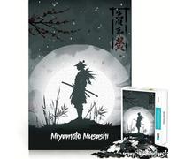 Puzzle de 1000 pièces Samurai Warrior Anime pour Adultes, Jeu de réflexion, Joie familiale, découpe de précision, Joli Cadeau (38x26cm)