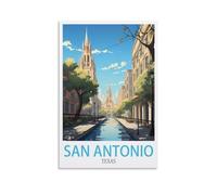 Puzzle de 1000 pièces, San Antonio, Texas, 38 x 26 cm. Un Cadeau Relaxant et Stimulant pour Adultes, Adolescents et Seniors.