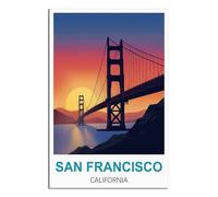 Puzzle de 1000 pièces, San Francisco, Californie, Puzzles Classiques de 1000 pièces, Jeux éducatifs, pour Adultes et Enfants, 52 x 38 cm