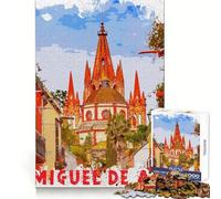 Puzzle de 1000 pièces San Miguel De Allende pour Adolescents renforce la mémoire, Offre Un Divertissement paisible et de qualité, et constitue Un (50x75cm)