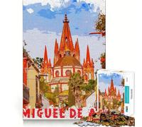 Puzzle de 1000 pièces San Miguel De Allende pour Adolescents renforce la mémoire, Offre Un Divertissement paisible et de qualité, et constitue Un (50x75cm)