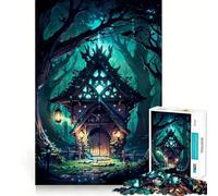 Puzzle de 1000 pièces Sanctuaire de la Nuit pour Adolescents Un Jeu d'entraînement cérébral Facile à Assembler, Un Cadeau élégant (50x75cm)