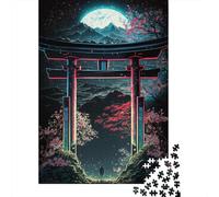 Puzzle de 1000 pièces "Sanctuaire sous les étoiles" pour adultes, cadeau d'Halloween, puzzle en papier pour adultes, 1000 pièces (38 x 26 cm)