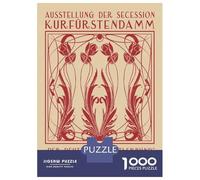 Puzzle De 1000 Pièces Secession Art Exhibition Puzzles pour Adultes Activités Familiales Stimule Le Cerveau Idéal comme Cadeau pour Toute La Famille 52x38cm/1000pcs
