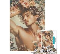 Puzzle de 1000 pièces Séduction Florale pour Anniversaire décoration Murale de Noël Jouet éducatif pour Les Enfants de 14 Ans et Plus (38x52cm)