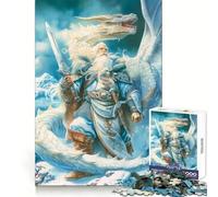 Puzzle de 1000 pièces Seigneur Dragon d'hiver pour Adolescents Un pour Une réflexion Claire et Un Engagement Doux, avec Un Assemblage Solide (38x52cm)