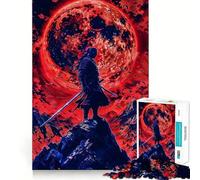 Puzzle de 1000 pièces Sentinelle de la Lune de Sang,découpe précise,Jeu de réflexion,Cadeau Facile,Cadeau d'anniversaire Amusant (38x26cm)