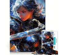 Puzzle de 1000 pièces Sexy Knight Paladin Queen Teenagers Jeu de réflexion Stimulant Amusant à Partager Découpe Nette Surprise chaleureuse 38x26cm