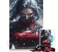 Puzzle de 1000 pièces Sexy Warrior Anime Gaming pour Adultes pour développer Son Sens de l'équilibre et se détendre Découpe précise Liste de souhaits du Père Noël 50x75cm