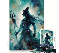 Puzzle de 1000 pièces Shiva, Art Japonais à l'encre, pour Adultes, Jeu de logique, Jeu d'intérieur, découpe de précision, Cadeau précieux 38x52cm