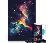 Puzzle de 1000 pièces Silhouette de Galaxie pour Adolescents Jeu de logique et de réflexion, Divertissement Relaxant, découpe précise, (38x26cm)