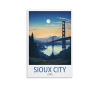 Puzzle de 1000 pièces, Sioux City, Iowa, Puzzle Stimulant et Difficile, Jeu éducatif, Cadeau pour Adultes, 70 x 50 cm