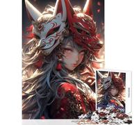 Puzzle de 1000 pièces « Sirène de samoura Un Jeu Anti-Stress idéal pour Un Anniversaire Jeu éducatif avec Poster et fiche de Questions Assortis Dimensions 38x26cm