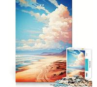 Puzzle de 1000 pièces Skeleton Coast Art pour Adolescents, Jeu d'exercice Mental, Relaxation, Assemblage, liste de souhaits du Père Noël 50x75cm