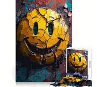 Puzzle de 1000 pièces Smile Craziness in Color pour Adultes, Jeu d'exercice Mental, Divertissement Doux, Assemblage, Cadeau saisonnier 38x26cm