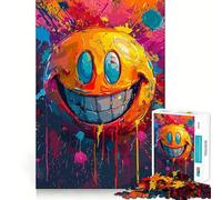 Puzzle de 1000 pièces Smile Vibes Everywhere pour Adolescents, Jeu de réflexion, Jouet Anti-Stress, découpe soignée, Cadeau Artistique 50x75cm