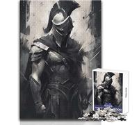 Puzzle de 1000 pièces Soldat Spartiate:Un Passe-Temps paisible et satisfaisant Assemblage Parfait, découpe de précision Dimensions:38x52cm