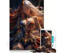 Puzzle de 1000 pièces « Sorcière de feu et de Glace » (Anime) pour Adolescents activité ludique et stimulante de Haute précision,découpe et détente mentale (50x75cm)