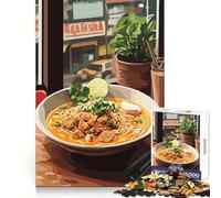 Puzzle de 1000 pièces Soupe de Nouilles au Citron Vert pour Adultes, idéal pour renforcer la mémoire, activité à Domicile, Bords Nets, Cadeau Festif (50x75cm)