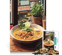Puzzle de 1000 pièces Soupe de Nouilles au Citron Vert pour Adultes, idéal pour renforcer la mémoire, activité à Domicile, Bords Nets, Cadeau Festif (50x75cm)