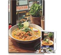 Puzzle de 1000 pièces « Soupe de Nouilles au Citron Vert » - Un Jeu Relaxant pour occuper Son Temps Libre - Découpe précise et régulière - Dimensions 38x52cm