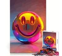 Puzzle de 1000 pièces Sourires sur des Visages colorés pour Adolescents, Jeu de logique, Amusement d'intérieur, Bords précis, pièce de Collection Artistique 38x52cm