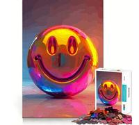 Puzzle de 1000 pièces Sourires sur des Visages colorés pour Adolescents, Jeu de logique, Amusement d'intérieur, Bords précis, pièce de Collection Artistique 38x52cm