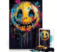 Puzzle de 1000 pièces Sourires sur des Visages colorés pour Adolescents, Jeu de logique, léger et Relaxant, découpe précise, Cadeau Classique 38x52cm