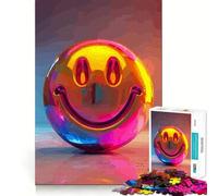 Puzzle de 1000 pièces Sourires sur des Visages colorés pour Adolescents, Jeu de réflexion Intelligent, Divertissement paisible, découpe précise, Cadeau de Noël 50x75cm