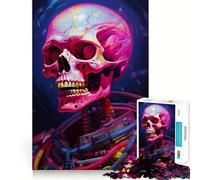 Puzzle de 1000 pièces Squelette Astronaute pour Adolescents, idéal pour se détendre et s'amuser 50x75cm