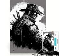 Puzzle de 1000 pièces Steam Apocalypse Cowboy pour Adolescents, Jouet Anti-Stress, découpe Nette, liste de souhaits du Père Noël 38x52cm