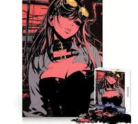 Puzzle de 1000 pièces Steampunk Anime Girl pour Adultes, Jouet d'exercice Mental, Design Relaxant, Cadeau saisonnier 38x26cm