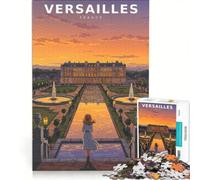 Puzzle de 1000 pièces Style Anime Vintage Paysage du Jardin de Versailles décoration Murale défi à relever renforce Les Liens Amoureux 50x75cm
