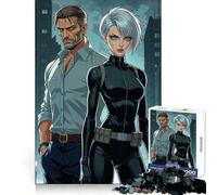 Puzzle de 1000 pièces Style BD d'espionnage, défi cérébral pour Adolescents, Jeu d'éveil, activité à la Maison, Cadeau Original et touchant 38x52cm