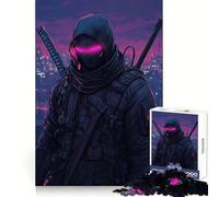 Puzzle de 1000 pièces Style Cyberpunk Ninja, idéal pour Les Adolescents clarté d'esprit, détente et Divertissement Cadeau saisonnier Parfait (50x75cm)