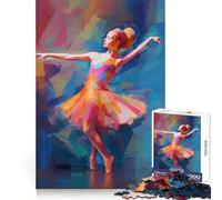 Puzzle de 1000 pièces Style fauvisme sur Le thème de la Danseuse de Ballet, idéal pour Les Adolescents entraînement Intelligent, Relaxation Facile, découpe Impeccable, Cadeau de Noël (50x75cm)