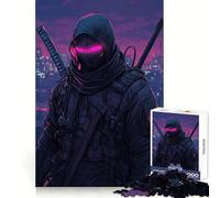 Puzzle de 1000 pièces Style Ninja Cyberpunk Anime pour Adultes, Stimulant la mémoire, idéal pour Une évasion paisible, découpe Nette, Cadeau de Saison (38x52cm)