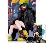 Puzzle de 1000 pièces Style Rue de Tokyo pour Adolescents, Jeu de logique et de réflexion, Anti-Stress, découpe précise, Joli Cadeau 38x26cm