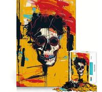 Puzzle de 1000 pièces Style Street Art Graffiti crâne pour Adolescents, Jouet Anti-Stress, découpe Nette, liste de souhaits du Père Noël 38x26cm