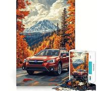 Puzzle de 1000 pièces Subaru dans Un Paysage d'automne pour Adultes, Sharp Logic, Jouet de Loisirs pour la Maison, découpe précise, 38x52cm