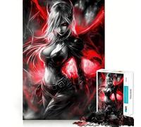 Puzzle de 1000 pièces Succube Démon Adolescente 50x75cm Jeu de logique et de Soutien pour Toute la Famille Cadeau de qualité supérieure