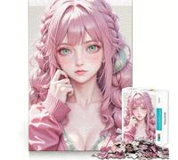 Puzzle de 1000 pièces Sugar Rush Girl pour Adultes Soulagement du Stress Coupe ajustée Cadeau du Père Noël 38x52cm